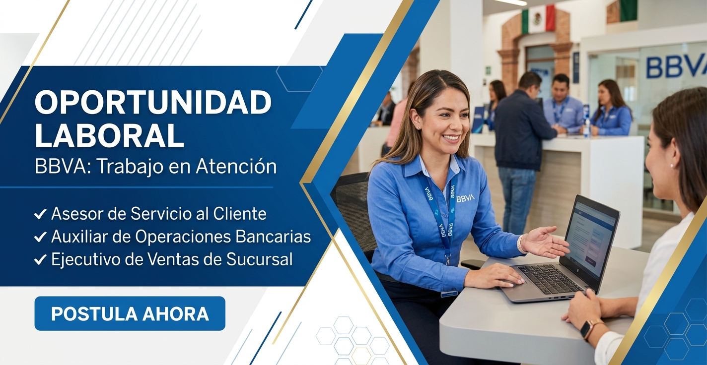Lee más sobre el artículo BBVA: Trabajo en Atención