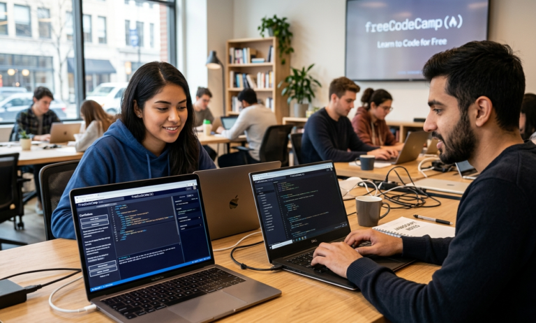 Lee más sobre el artículo freeCodeCamp: Programación Gratis