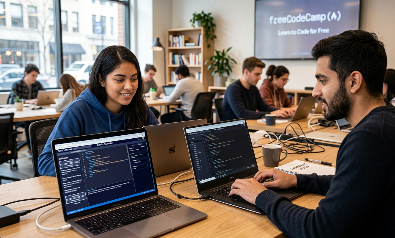 Lee más sobre el artículo freeCodeCamp: Programación Gratis