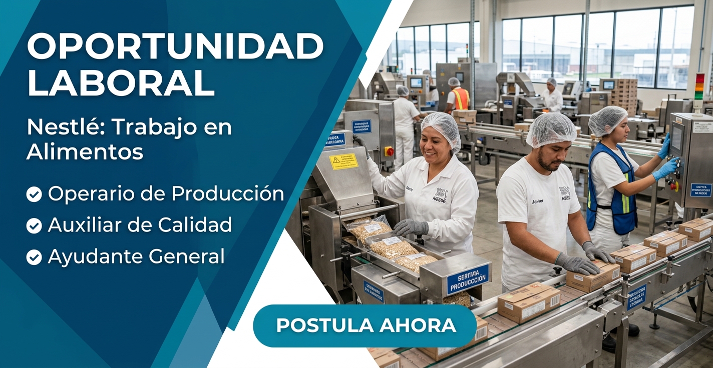 Lee más sobre el artículo Nestlé: Trabajo en Alimentos