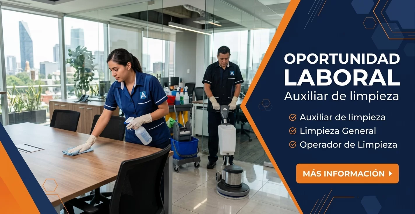 Lee más sobre el artículo Auxiliar de limpieza